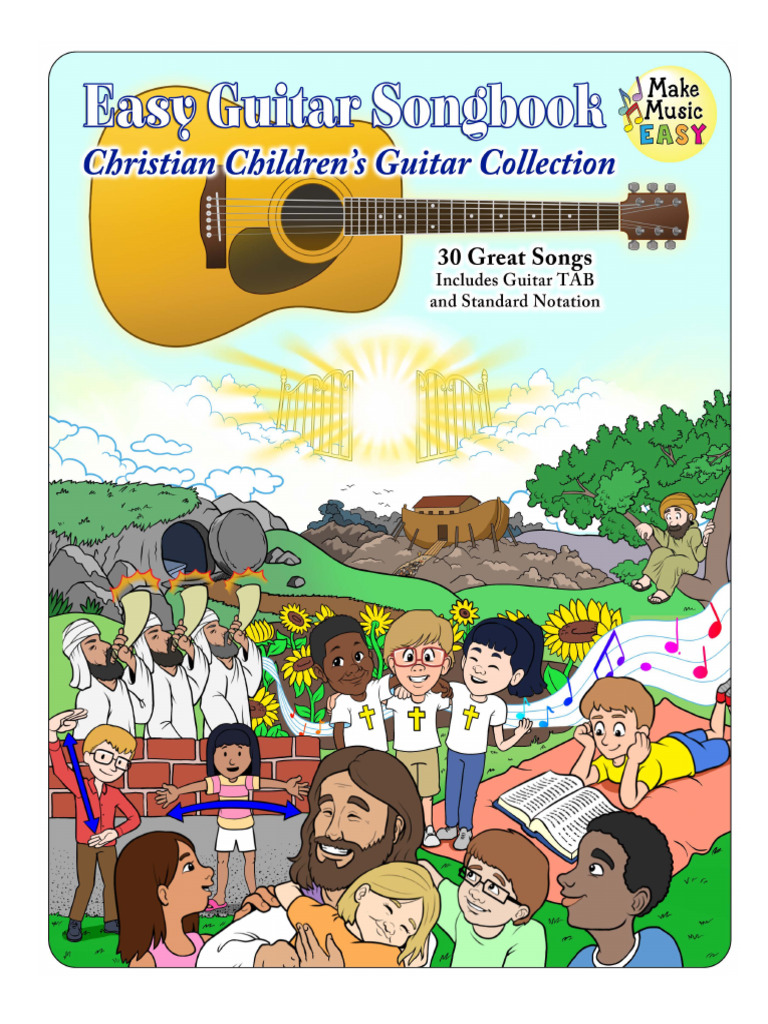 Christian Childrens Guitar Collection Sample | PDF | Musicology ...