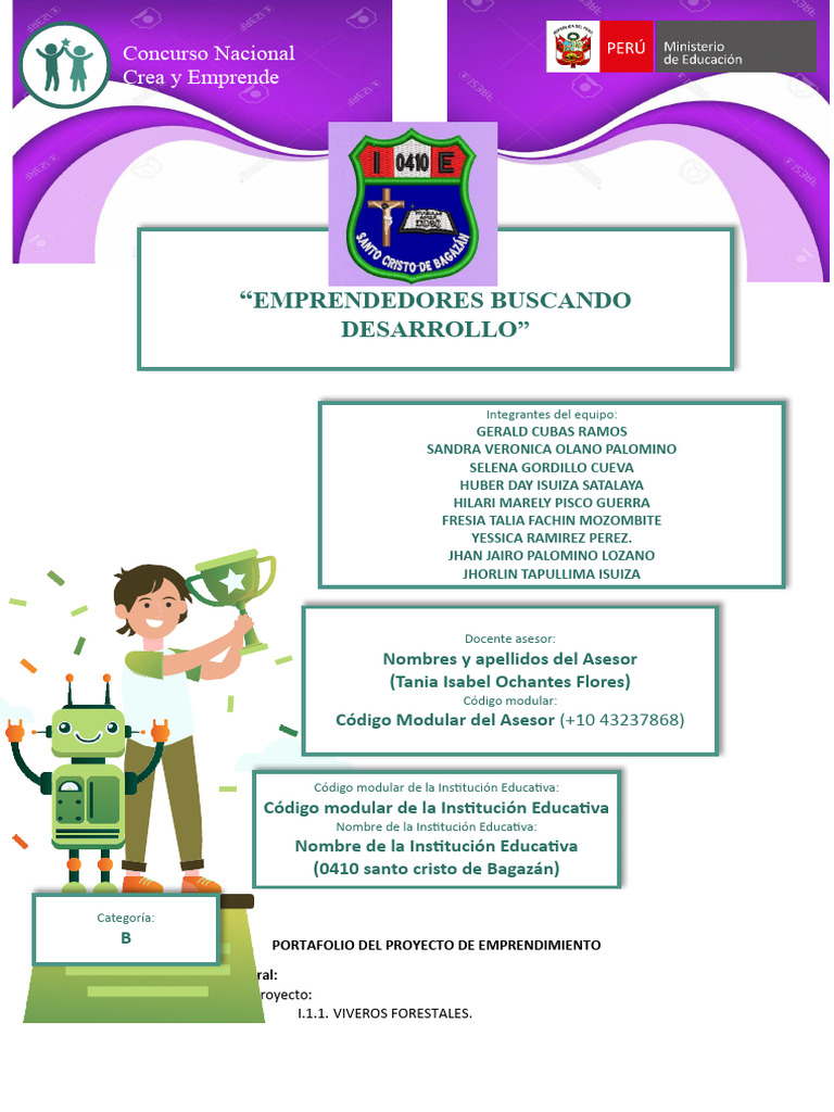 Proyecto Viveros Forestales: Emprendimiento | PDF | Iniciativa ...