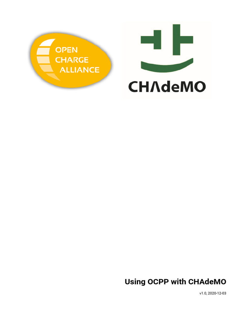 Using OCPP With CHAdeMO | PDF | Battery Charger | Electrical Connector