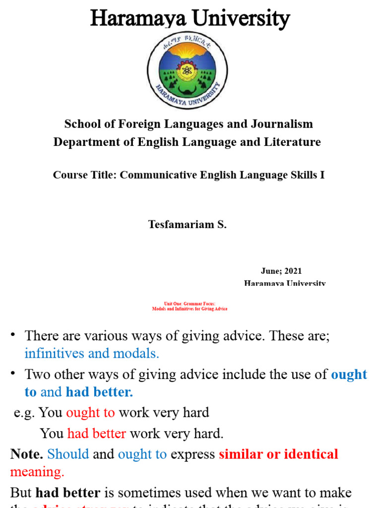 Communicative English Skills I Power Point | Download Free PDF | Verb ...
