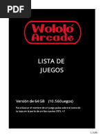Lista de Juegos Consola Advance X2 | PDF