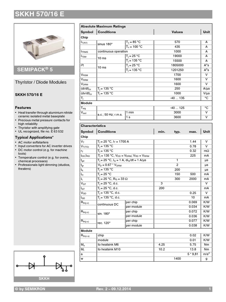 SKKH 570 16 e 07898725 | PDF | Electrostatic Discharge | Electrical ...
