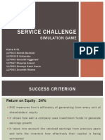 Service Challenge Strategy