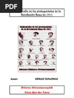 Radiografía de Los Protagonistas de La Revolución Rusa de 1917