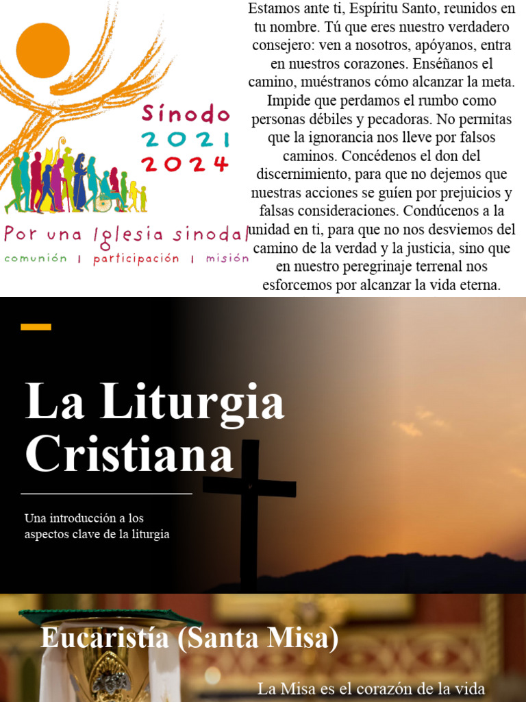 La Liturgia Y Sus Gestos | PDF | eucaristía | Adoración Cristiana Y ...