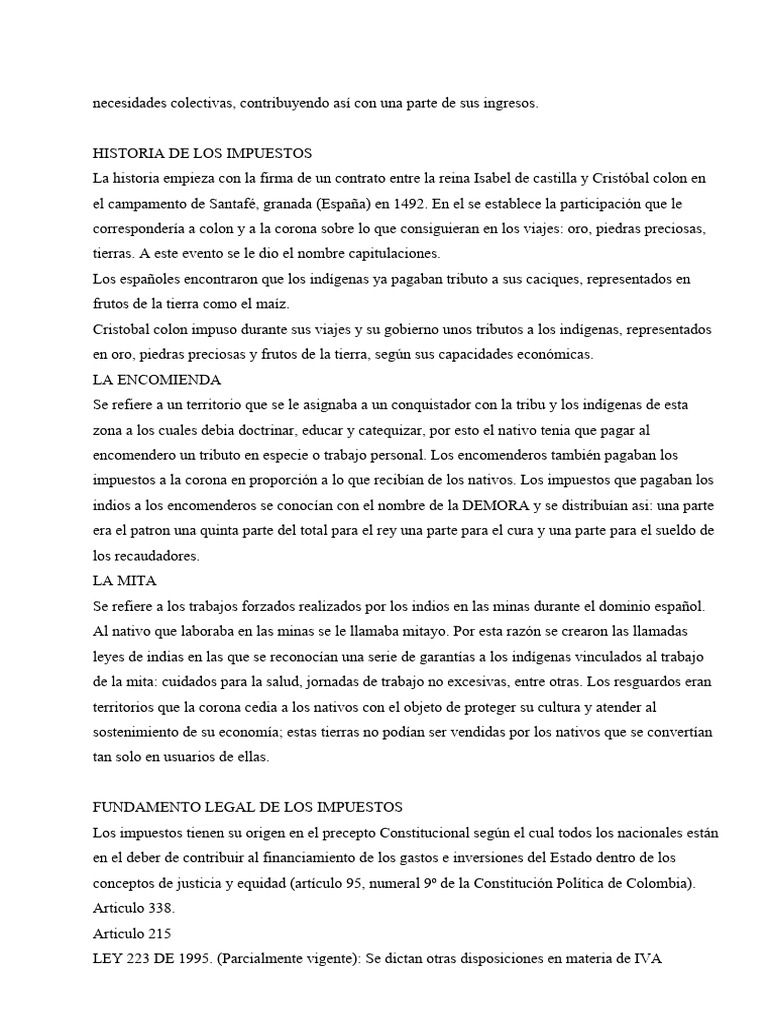 Tributaria pdf impuestos economias