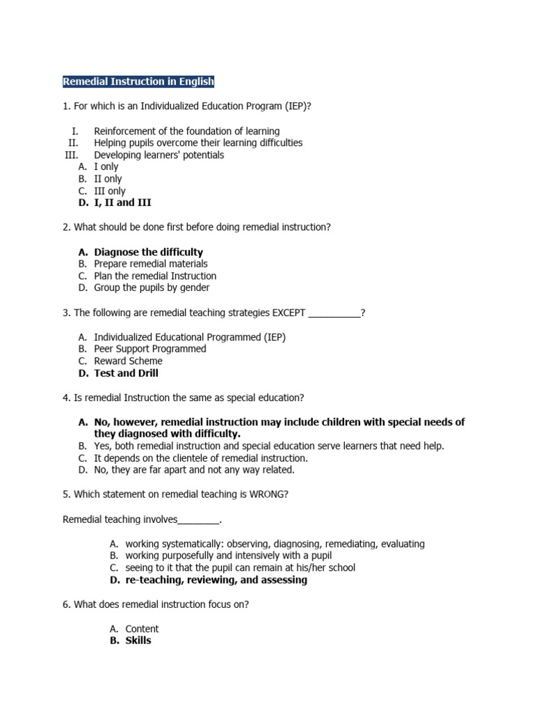 Practice Test 13 MAJOR QUESTIONS QUIPPER | PDF | Second Language ...