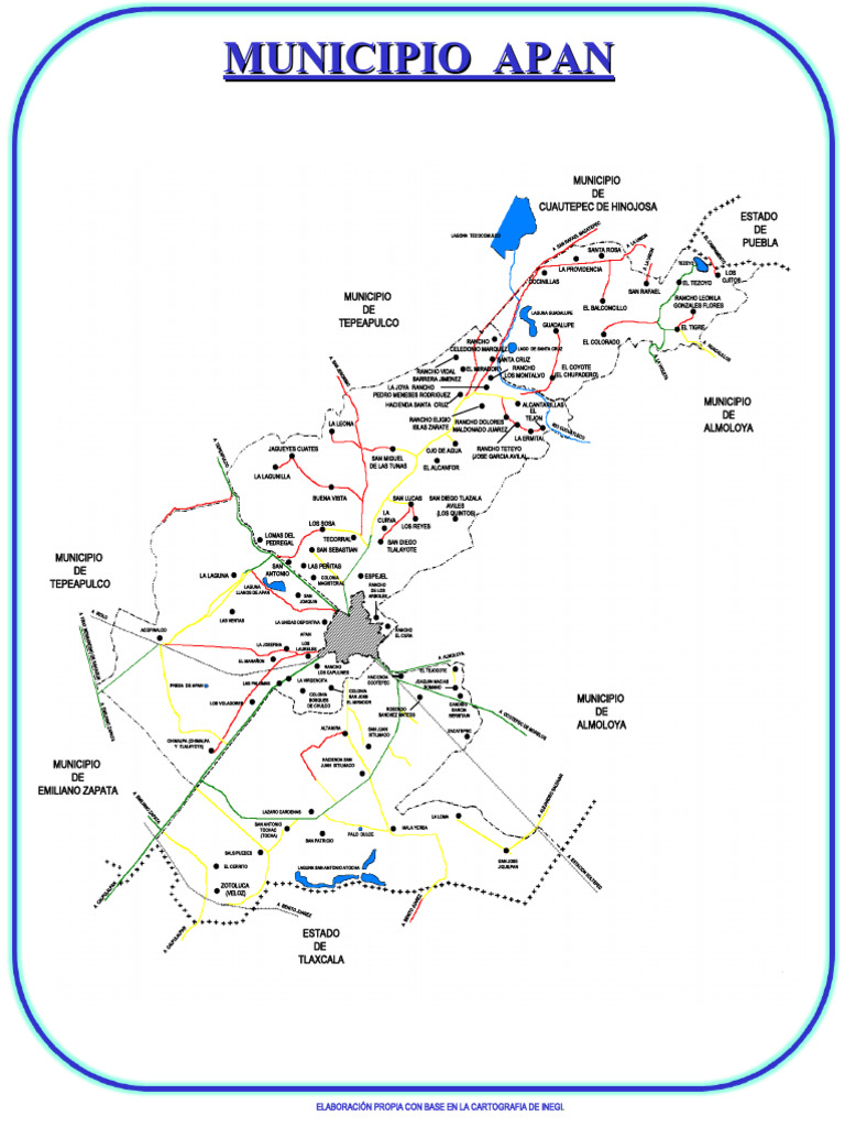008 Mapa Apan | PDF