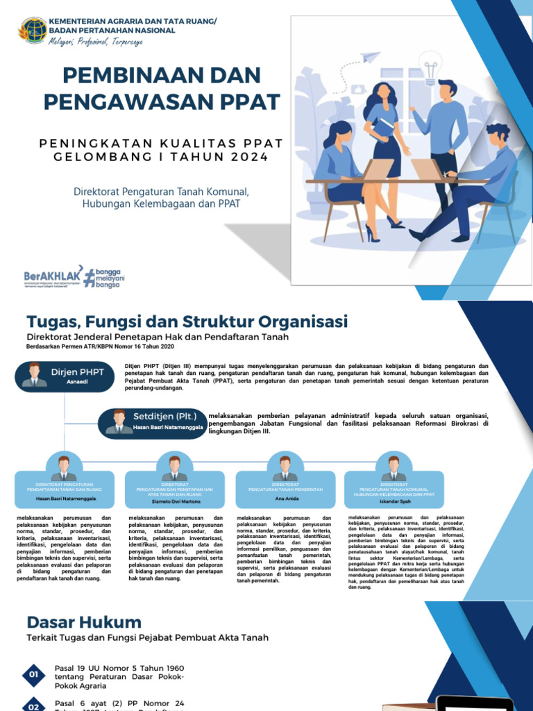 Pembinaan dan Pengawasan PPAT 2024 | PDF