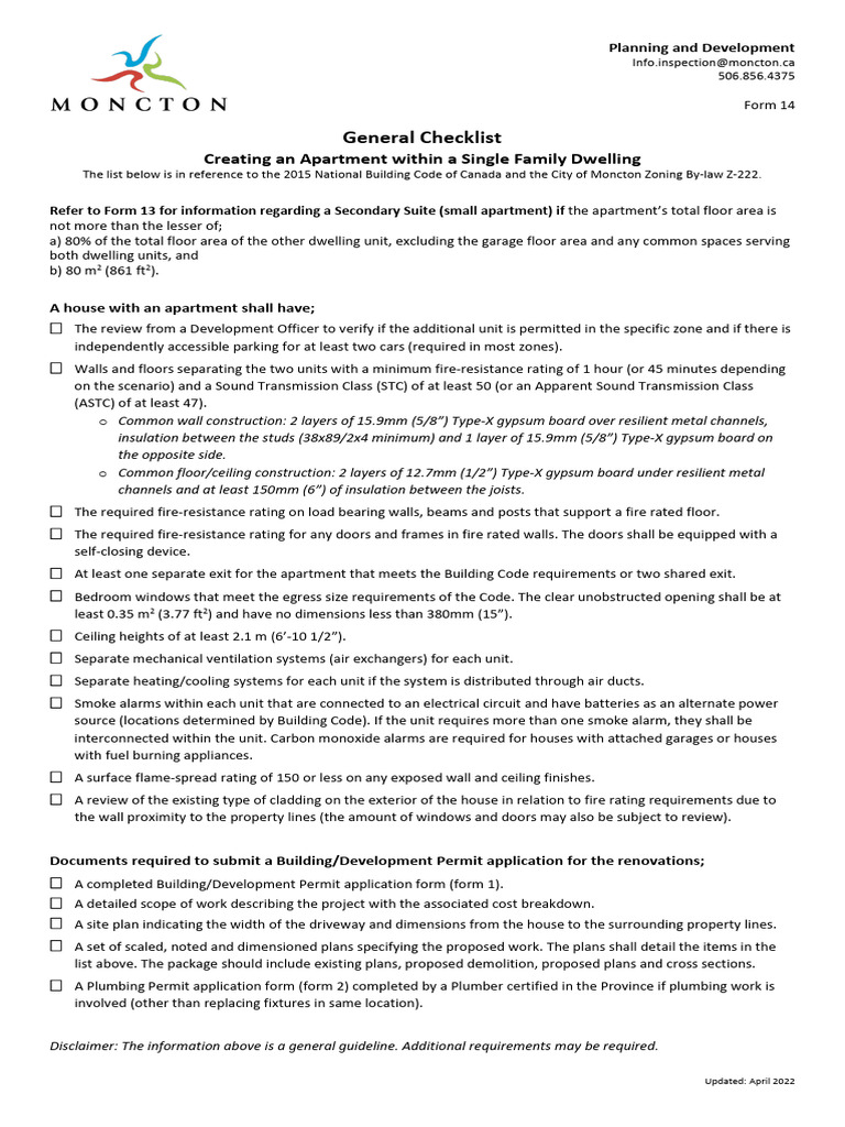 View of 14 - Checklist - Creating An Apartment | PDF | Building | Building ...