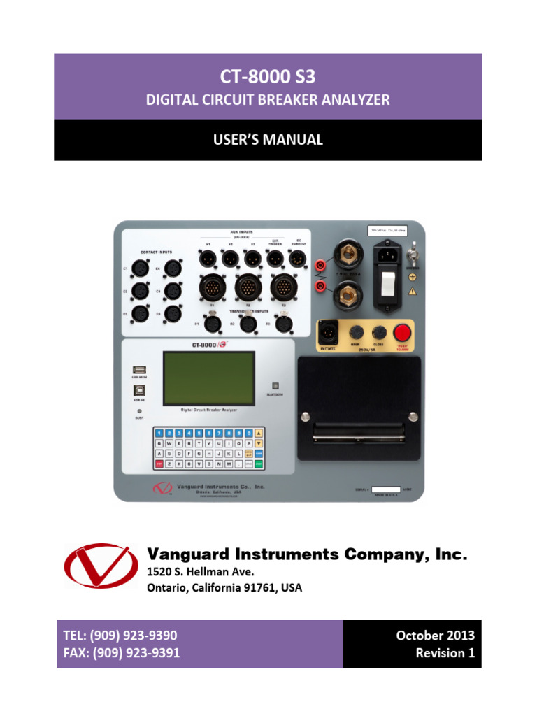 Ct-8000 s3 Users Manual | PDF | Resistor | Direct Current