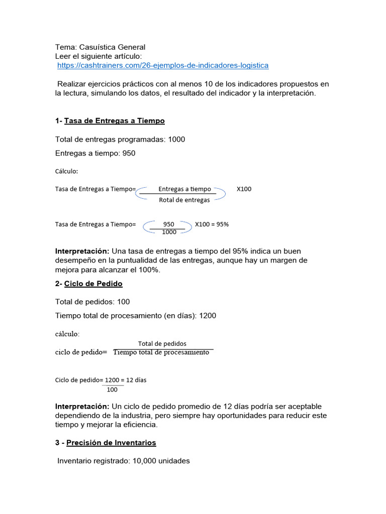 Tema Casuística General | PDF