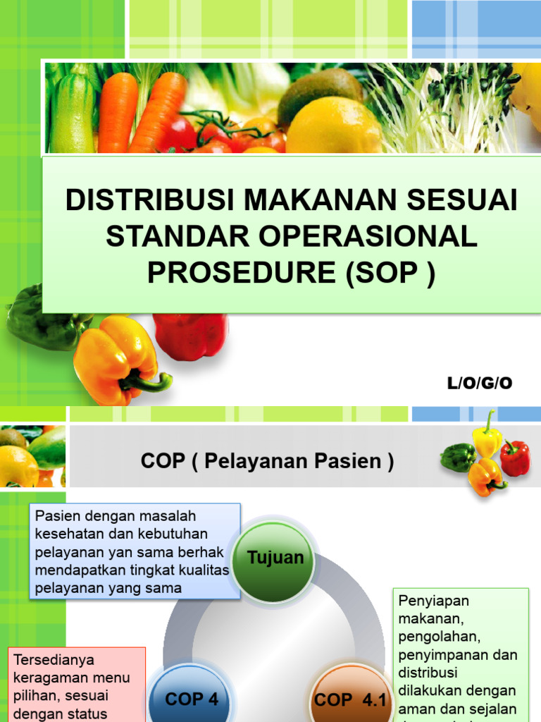 Distribusi Makanan & SOP | PDF