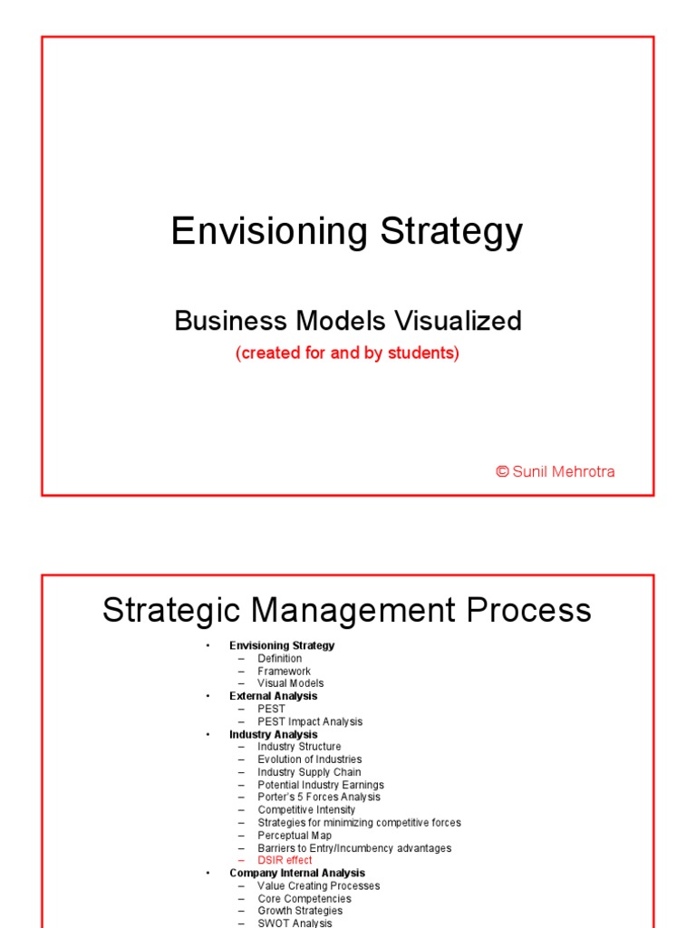 Strategy Management 1-5 | PDF | Market Analysis | Strategic Management