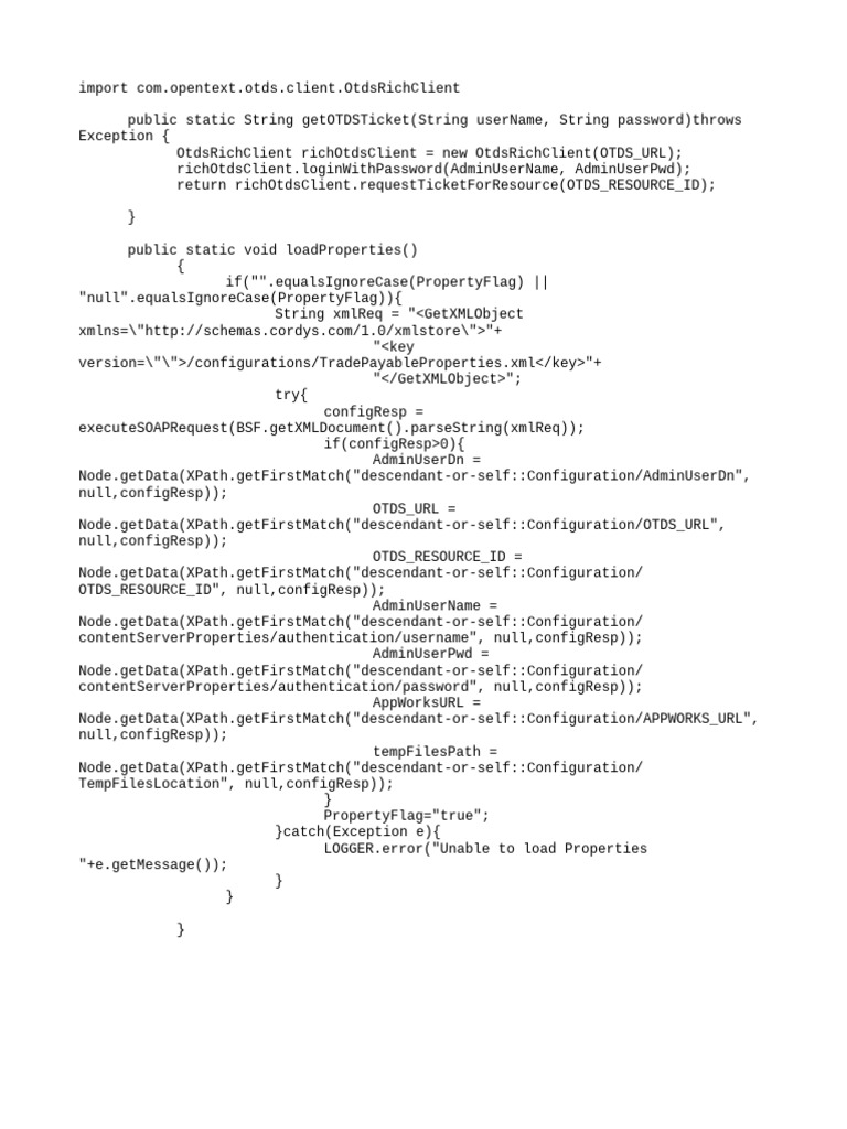 OTDS Ticket and SAML Artifact Retrieval | PDF | Computing | Security ...