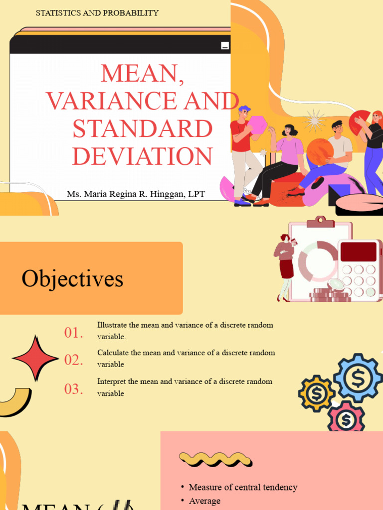 Mean, Variance, and Standard Deviation Guide | PDF | Skewness | Normal ...