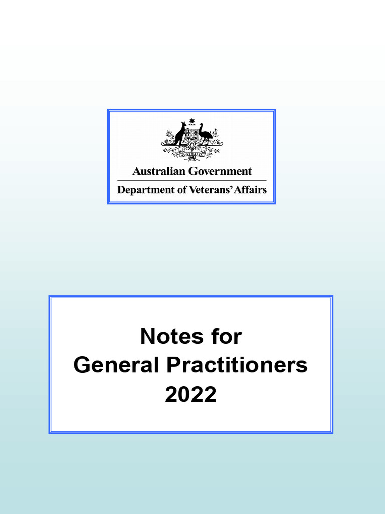 Notes For GP | PDF | General Practitioner | United States Department Of ...
