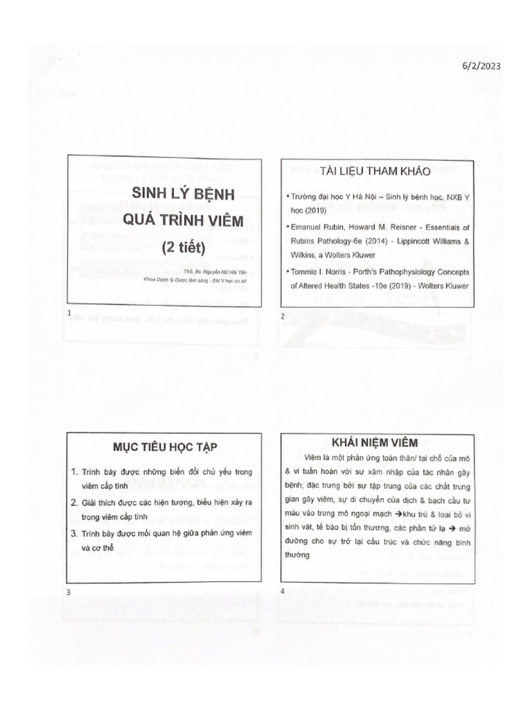 B. Slide SLB Viêm | PDF