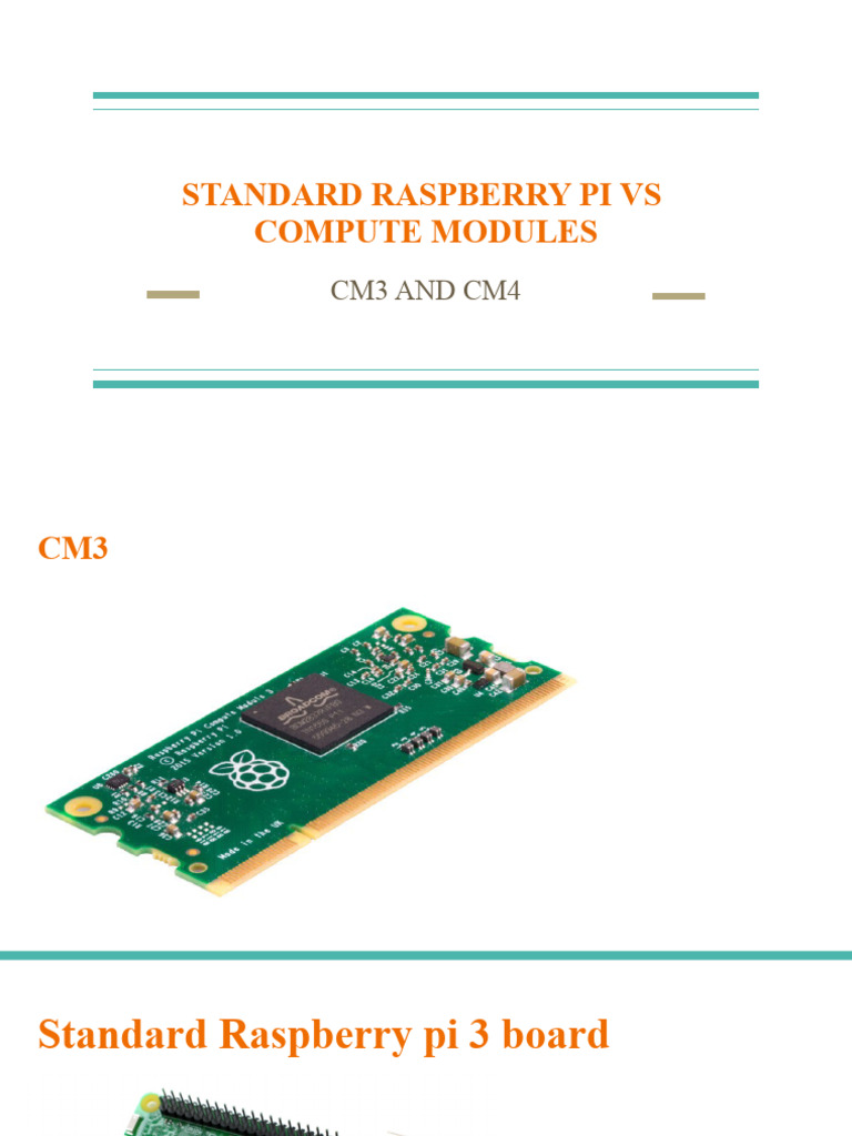 Raspberry Pi Compute Modules Overview | PDF | Raspberry Pi | Central ...