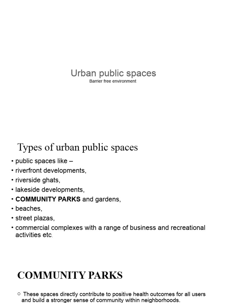 Barrier free park pdf accessibility