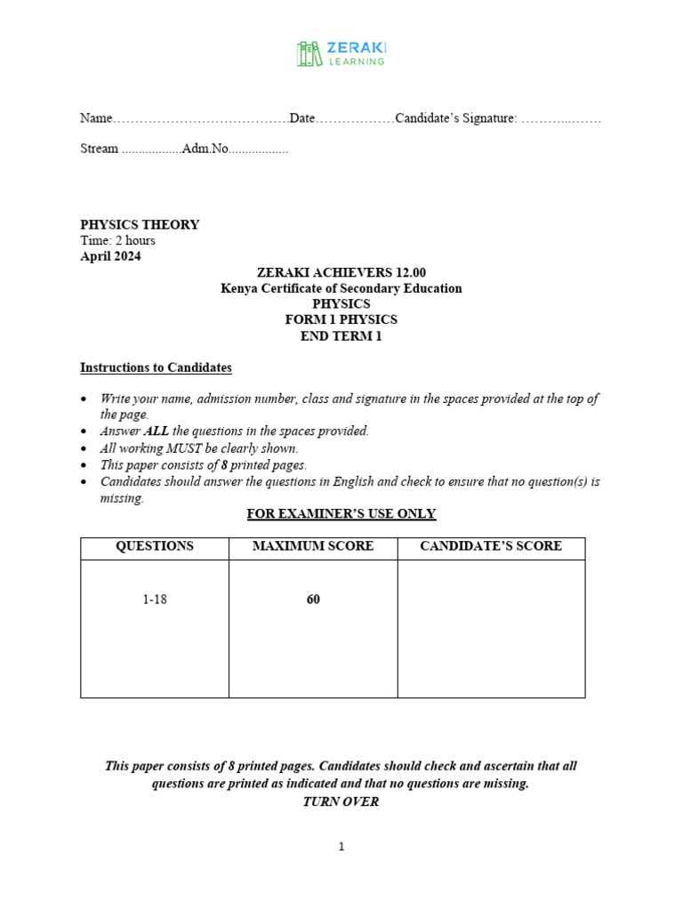 Physics Physics Question Paper Pdf Density Weight