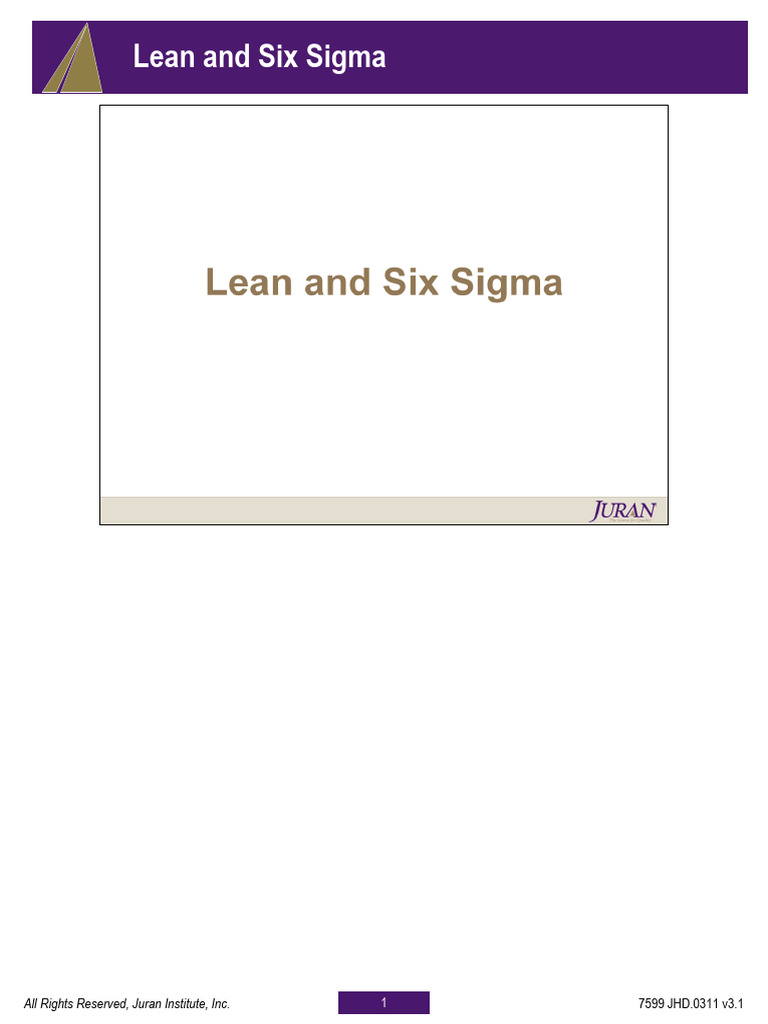Lean Six Sigma for Quality Leaders | PDF | Six Sigma | Standard Deviation