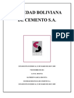 (Ee - FF.) Sociedad Boliviana de Cemento S.A.