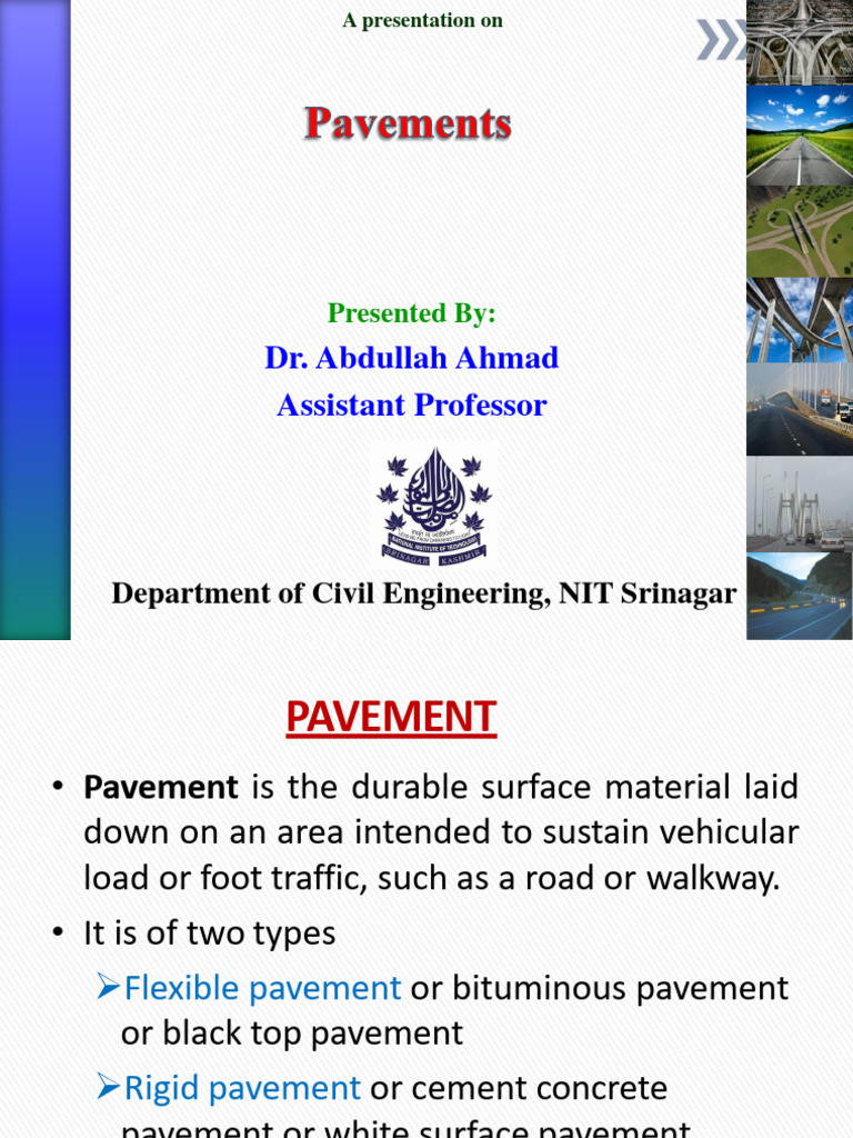4.1 Flexible and Rigid Pavements Intro | PDF | Road Surface | Strength ...