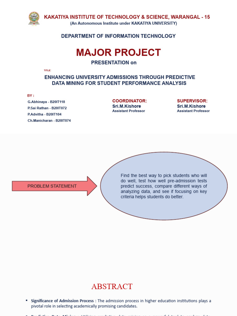 Predictive Data Mining for Admissions | PDF | Machine Learning | Computing