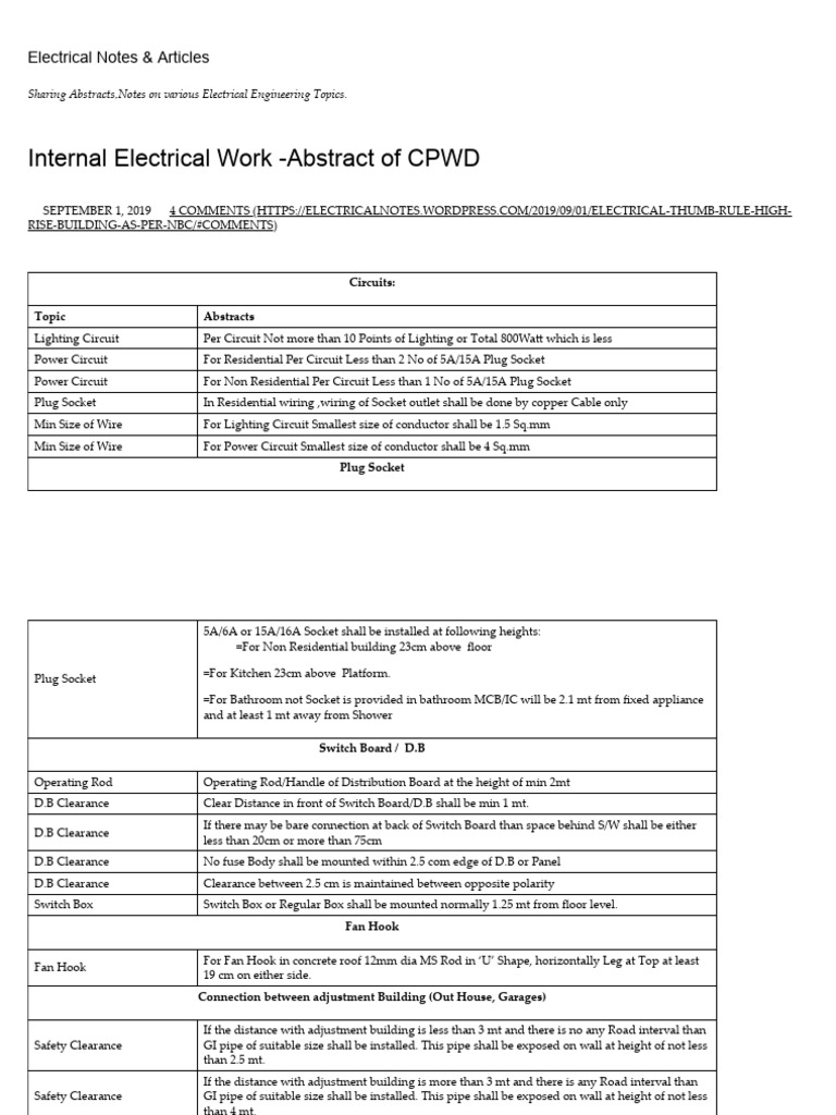 internal-electrical-work-abstract-of-cpwd-electrical-notes