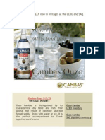 Cambas Ouzo REALLY Now in Vintages at The LCBO and SAQ