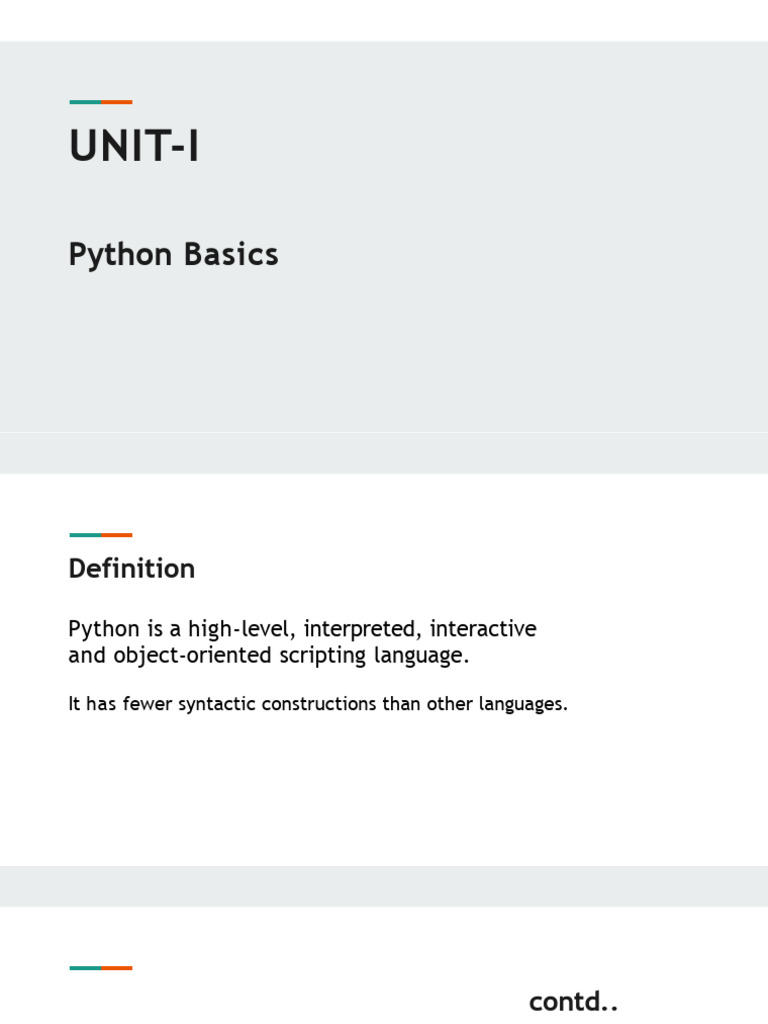 Python Basics: A Beginner's Guide | PDF | Control Flow | Data Type