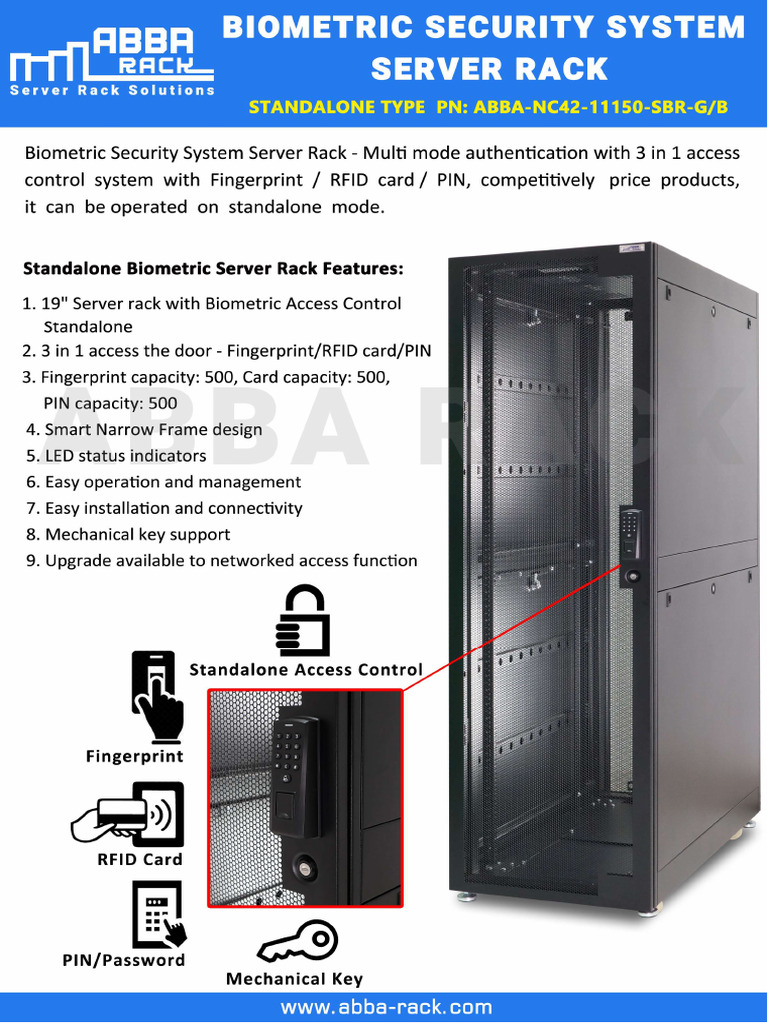 ABBA RACK Biometric Server Rack Standalone | PDF