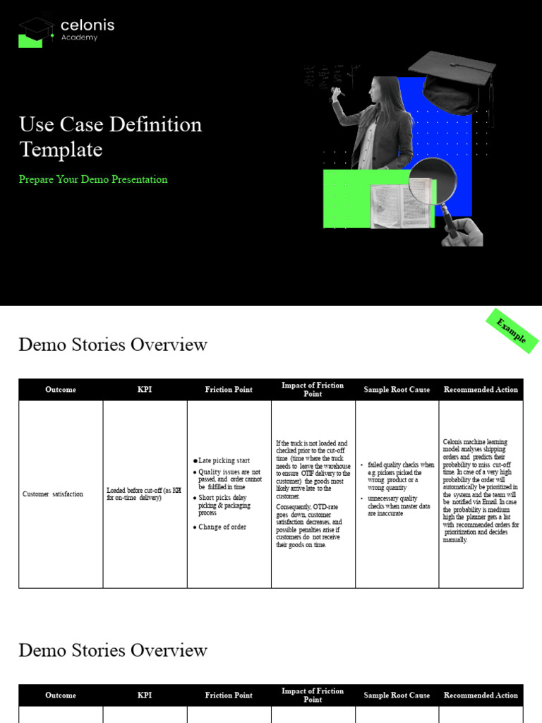 Use Case Definition Template | PDF | Performance Indicator | Business