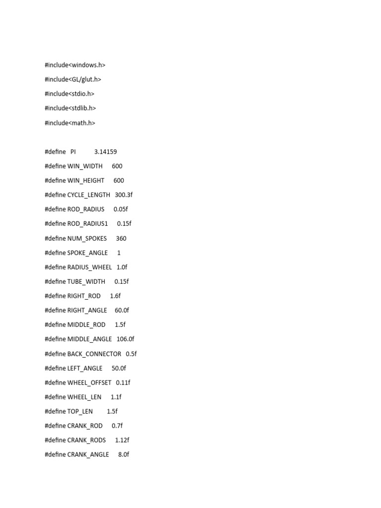 3D Exotic Bike Code | PDF | Computer Programming | Euclidean Geometry