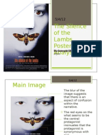 The Silence of The Lambs Poster Analysis