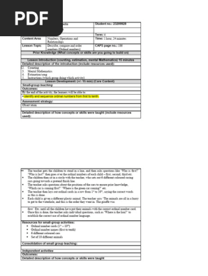 LESSON PLAN