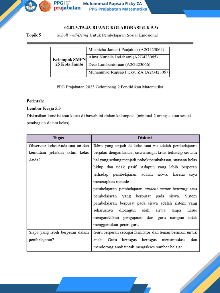 Iklim Kelas dan Peran Guru dalam Pembelajaran | PDF | Kesehatan Holistik