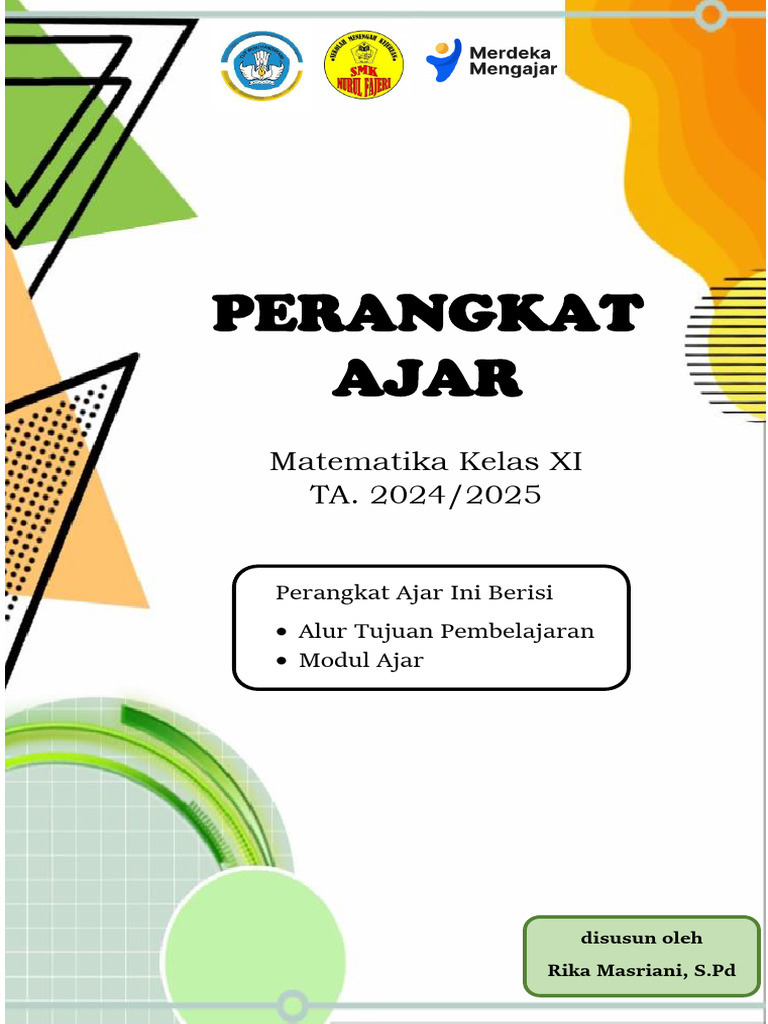 Modul Ajar Matematika Kelas XI 2024/2025 | PDF