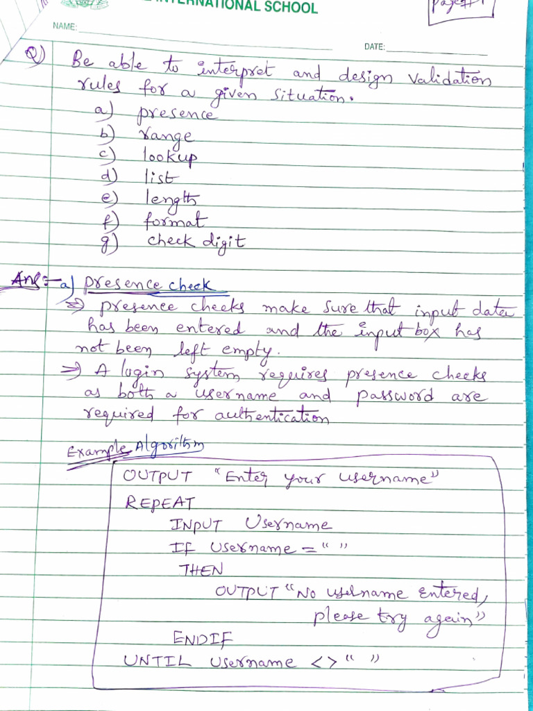 12.1.5 Data Validation Rules | PDF