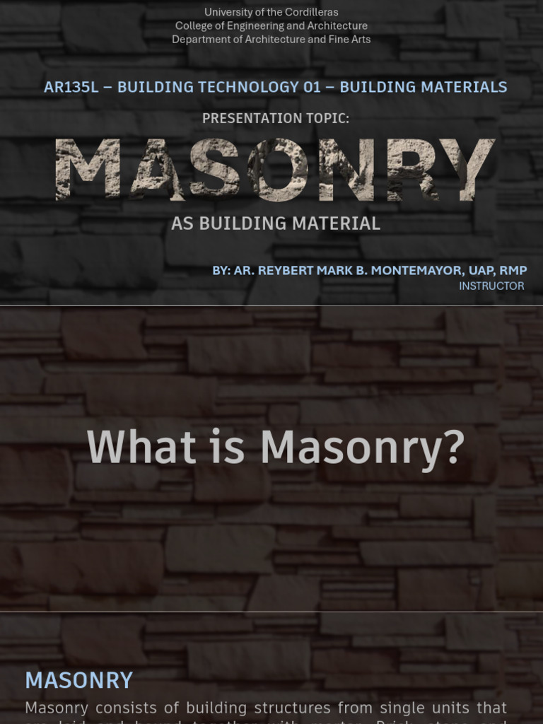 Fn Masonry Pdf Masonry Concrete