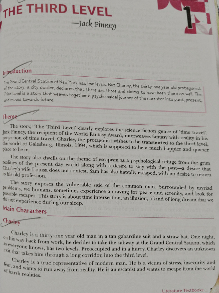 The Third Level Notes | PDF