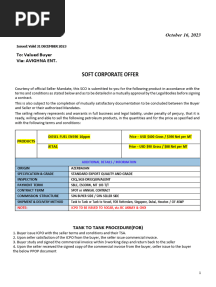 SCO - EN590 FOB&CIF - SOCAR - Valid Till Dec'23