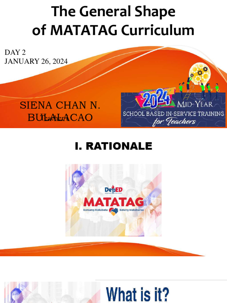 MATATAG K to 10 Curriculum Overview | PDF | Learning | Educational ...