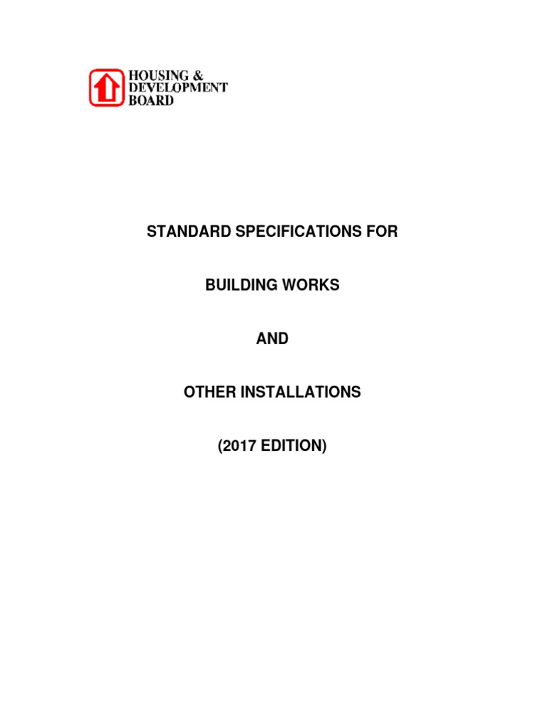 2017 Standard Building Specifications | PDF | Employment | General ...
