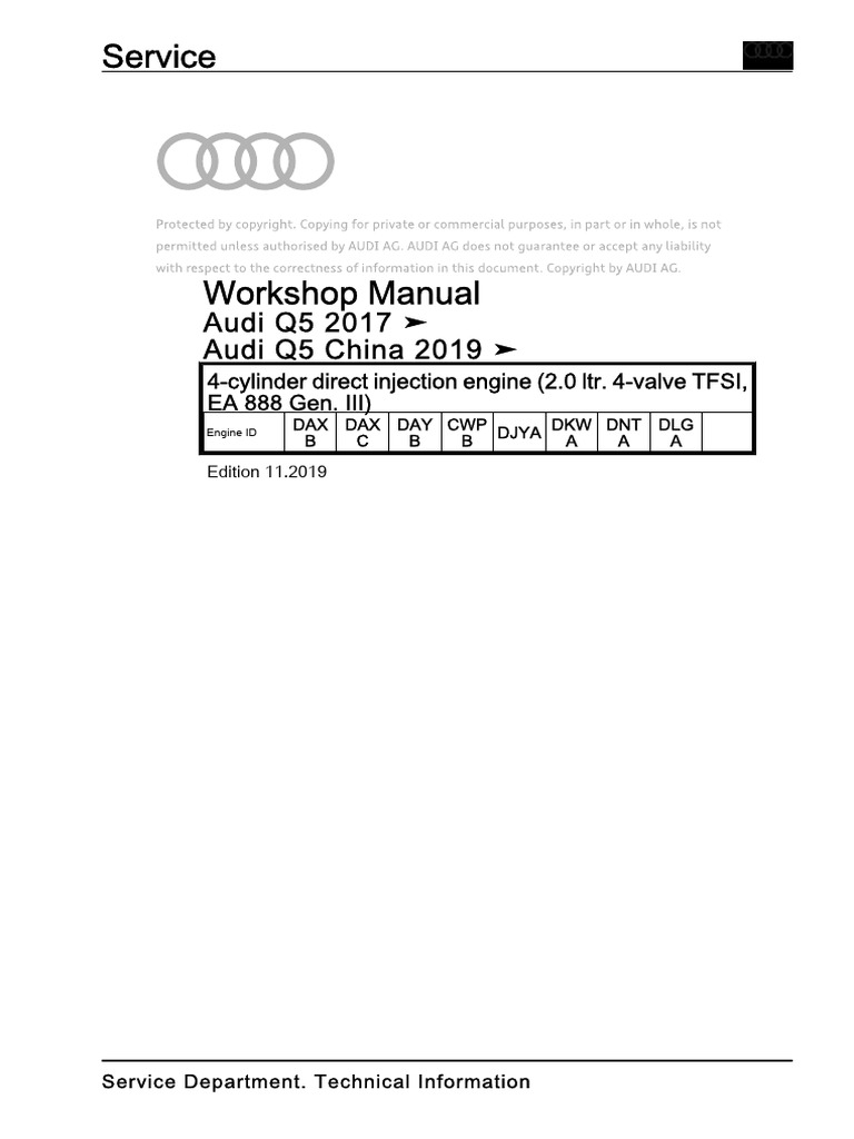04-4-Cyl. Direct Injection Engine (2.0l. 4-Valve TFSI, EA 888 Gen. III ...