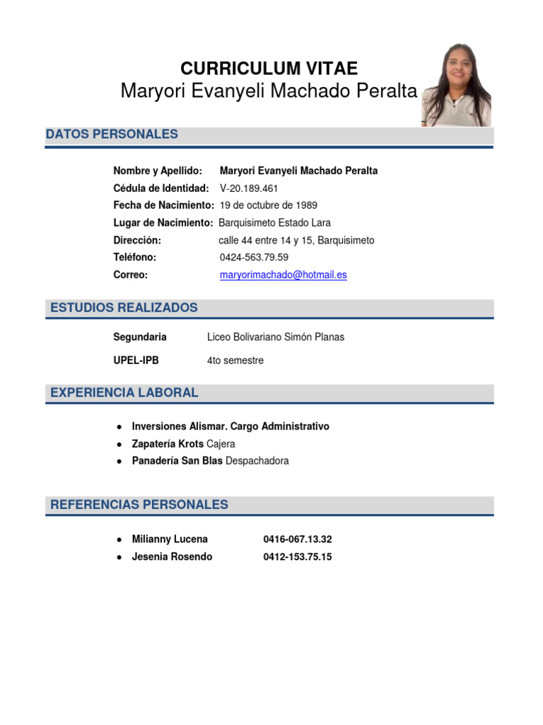 Resumen Curricular Maryori PDF - 1724710607