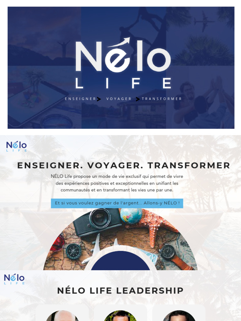 NÉLO Life : Voyage et Transformation | PDF | Gestion d'actifs ...