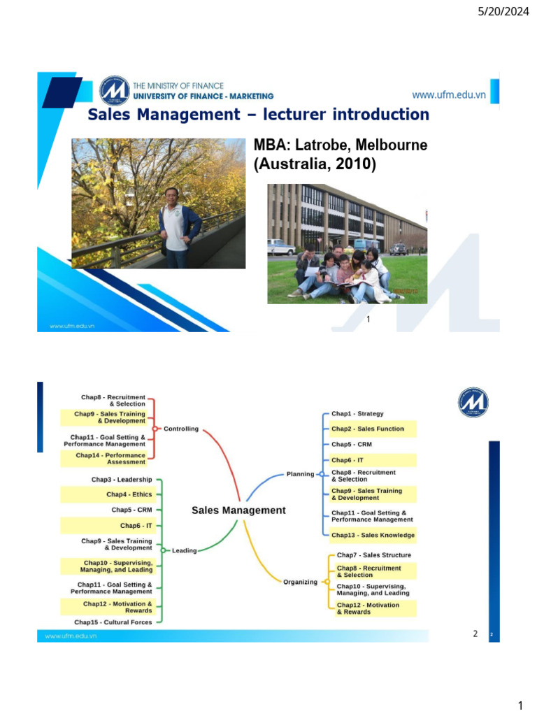 Sales Management Overview and Strategies | PDF | Marketing | Strategic ...