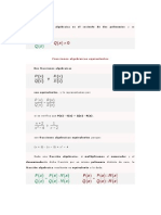 Una Fracción Algebraica Es